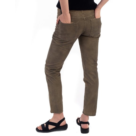 7 FOR ALL MANKIND MEDIUM RISE STRAIGHT PANTS | WOMENS - Picture 5 of 5